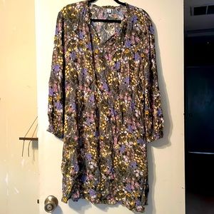 Green floral Old Navy Dress